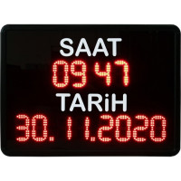 Led Dijital Led Saat Derece Özel Ölçü