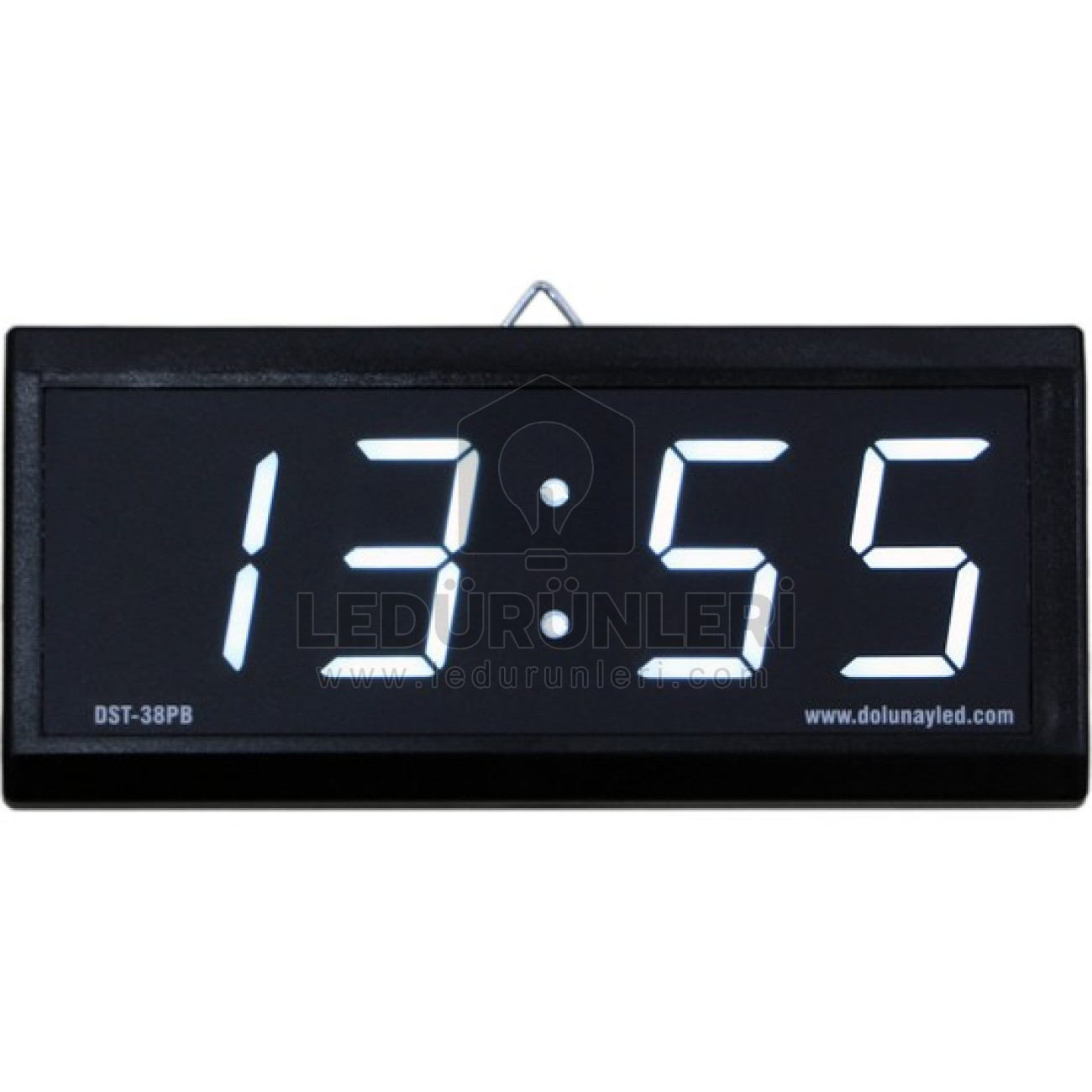 DijitalScreen Led Dijital Saat Termometre 38 mm Beyaz