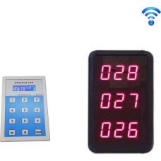 Led Fast Food Sıra Cihazı 3 Satır (Kablosuz)