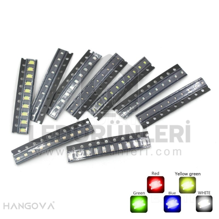 2835 Smd Led 3Volt 60mA Yeşil (44.000 Adet) - LED.00731
