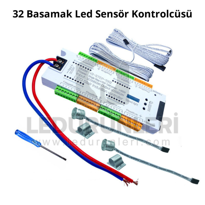 Sensörlü Merdiven Basamak Aydınlama Kiti - LED.00740