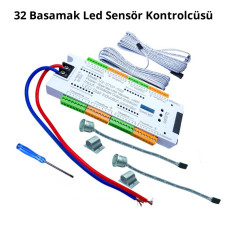 Sensörlü Merdiven Basamak Aydınlama Kiti
