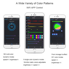 SP108E 2048IC Wifi App Kontrollü Adreslenebilir Pixel Led Kontrol Cihazı