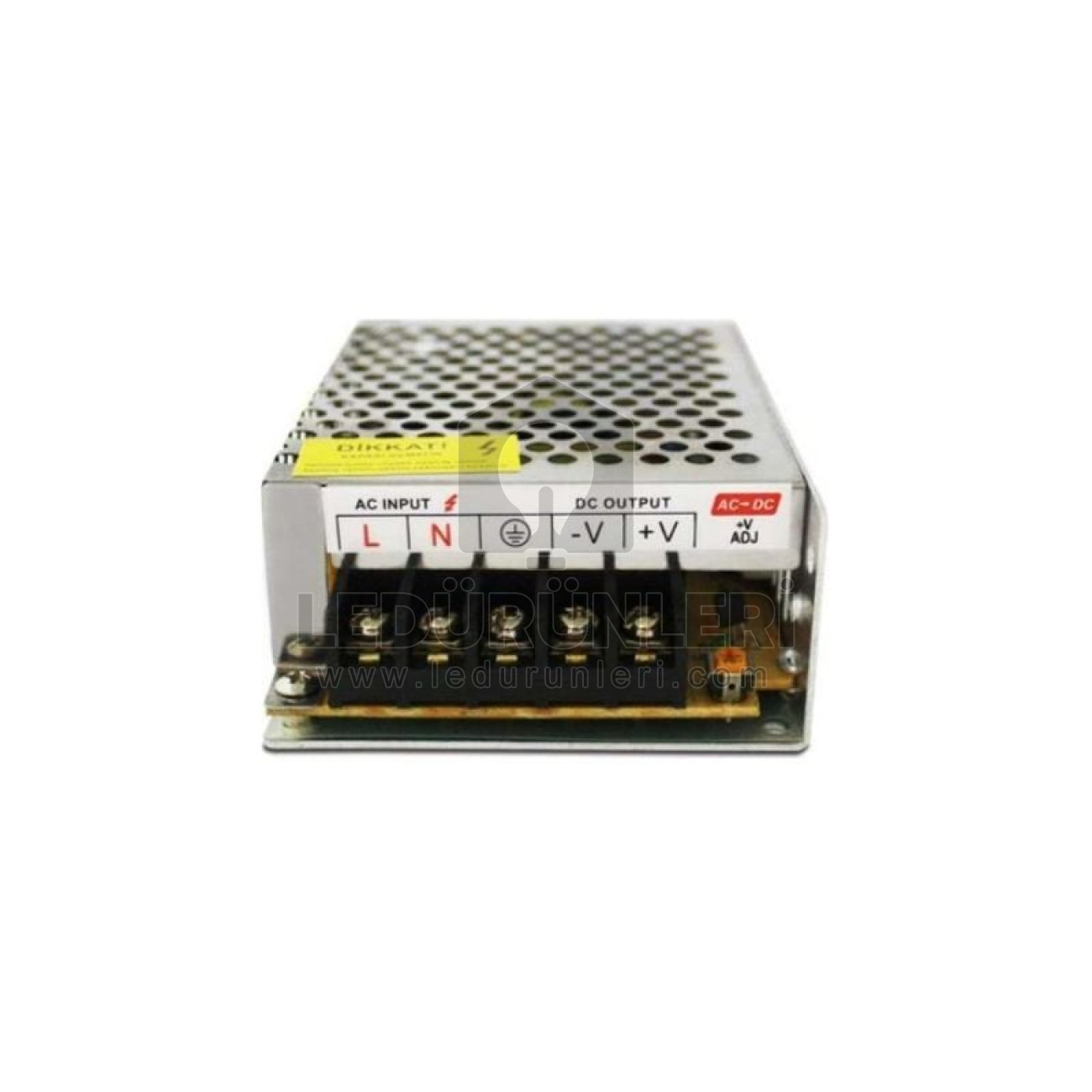 Hightek 5V. 10A. 50W. İç Mekan Metal Kasa Led Trafosu Adaptör