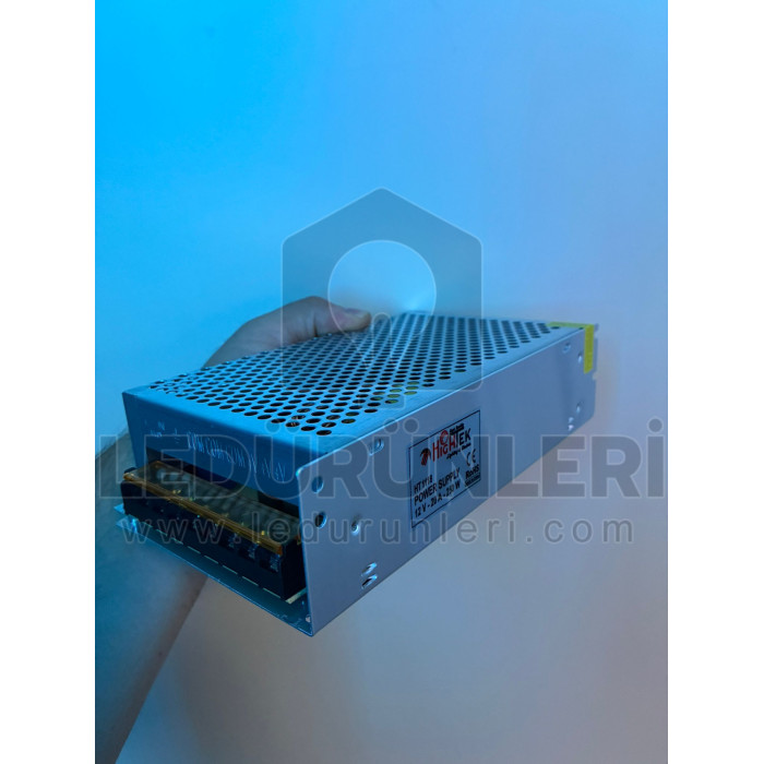 12V. 20A. 240W. Metal Kalın Kasa Led Trafosu Adaptör - LED.00764