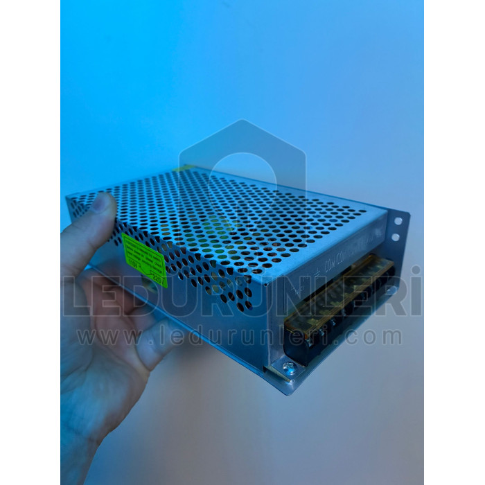 12V. 20A. 240W. Metal Kalın Kasa Led Trafosu Adaptör - LED.00764