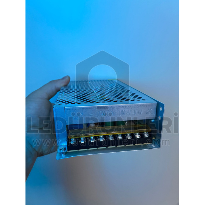 12V. 20A. 240W. Metal Kalın Kasa Led Trafosu Adaptör - LED.00764