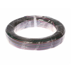 RGB Şerit LED Güç Kablosu 4x0.22mm - 10m, 20m, 100m Seçenekleri