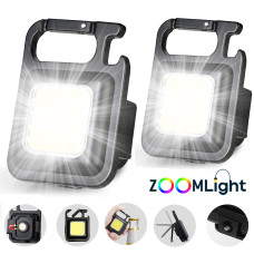 Cob Ledli Çok Amaçlı Cep / Şarjlı Yüksek Işıklı El Feneri