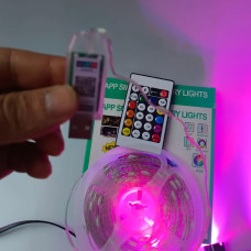 Yeni Yıl / Yılbaşı için RGB Pixel Led Işık Süsleme 10 Metrelik