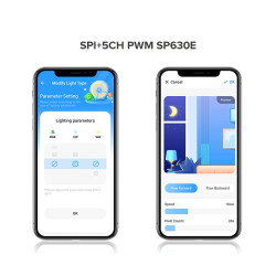 SP630E RGB/W/WW/CW/CCT 5Ch Led Kontrol Cihazı App Kontrollü