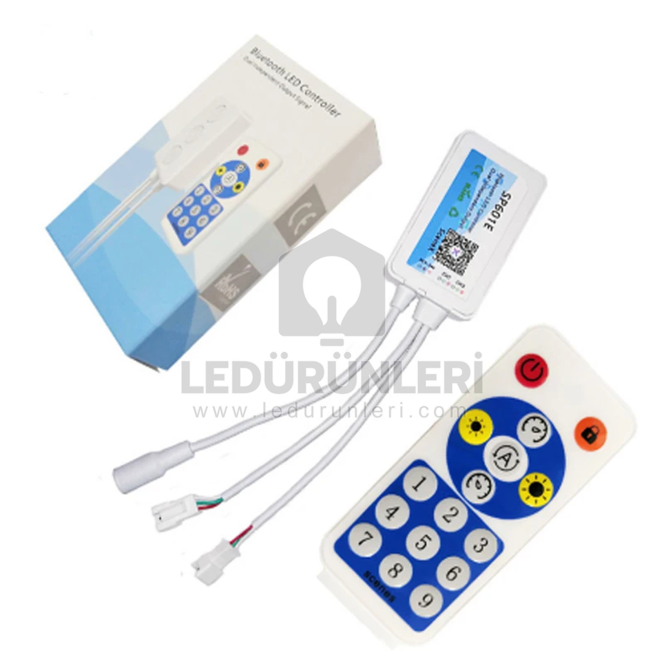 Hangova SP601E Bluetooth RF APP Pixel Led Kontrol Cihazı 2*600IC