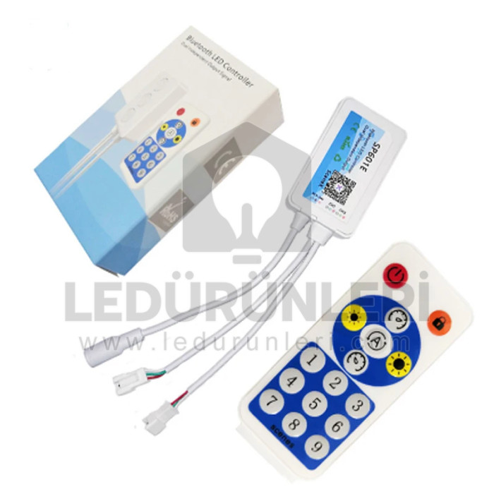 Hangova SP601E Bluetooth RF APP Pixel Led Kontrol Cihazı 2*600IC