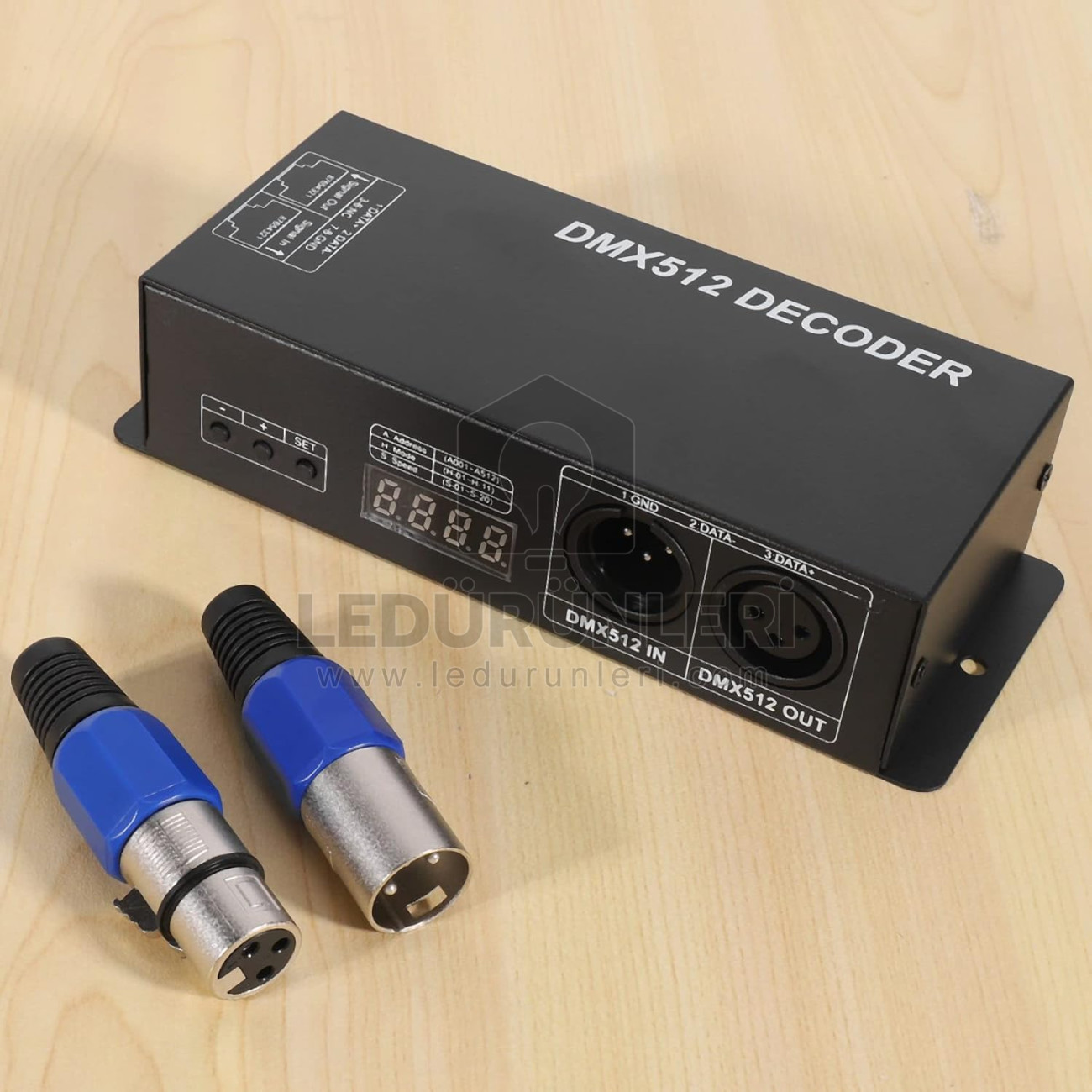 Hangova DMX-512 Decoder 4 Kanal RGB-RGBW Denetleyici DMX 512 Led Kontrol 4x8 Amper