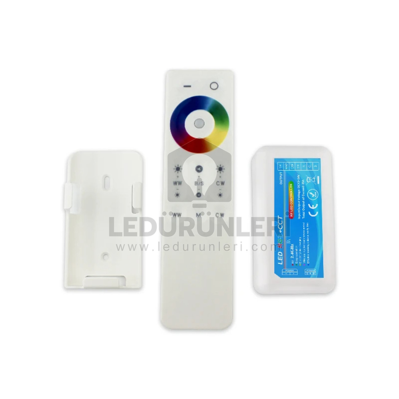 Hangova 5 kanal RF2.4G Dokunmatik RGB, CCT,RGBW LED Kontrol Cihazı 12-24v 20a