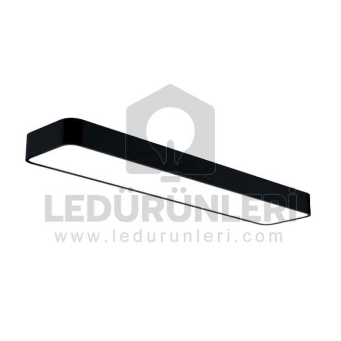 LEDLEN 60Cm Sıva Üstü Ovalium Linear Led Aydınlatma