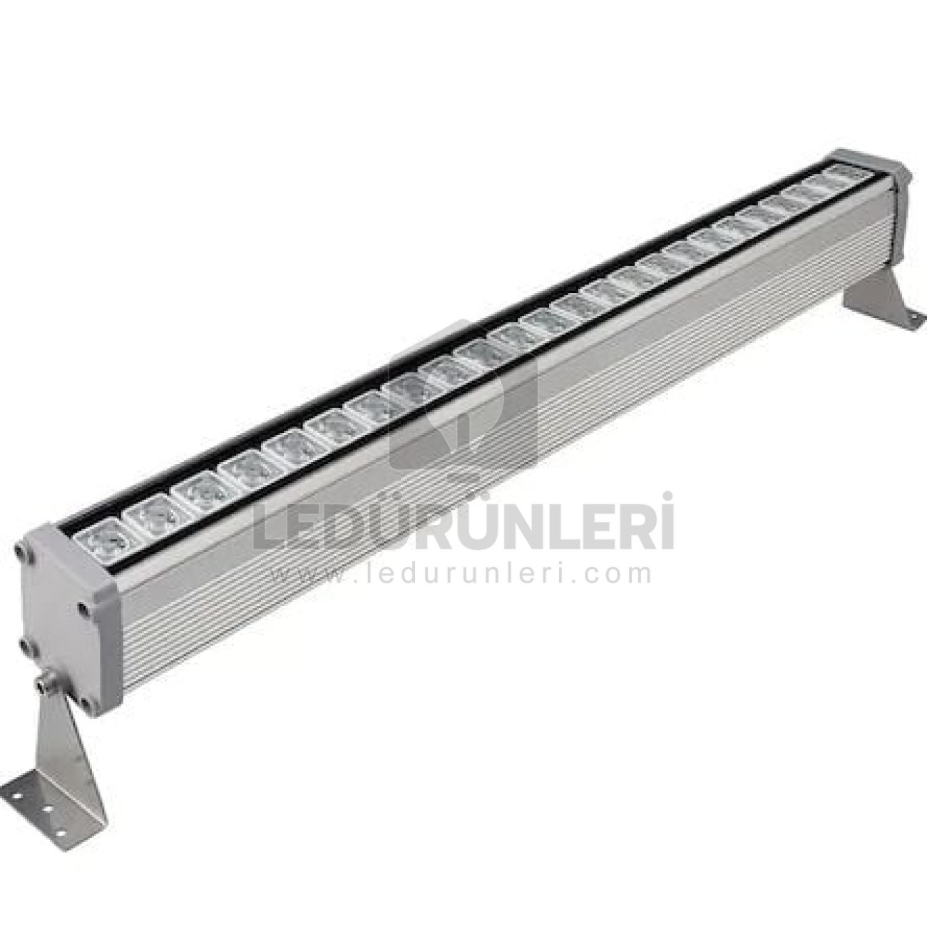LEDLEN Wallwasher Bina Duvar Led Aydınlatma 67 Cm 24 Watt Yeşil