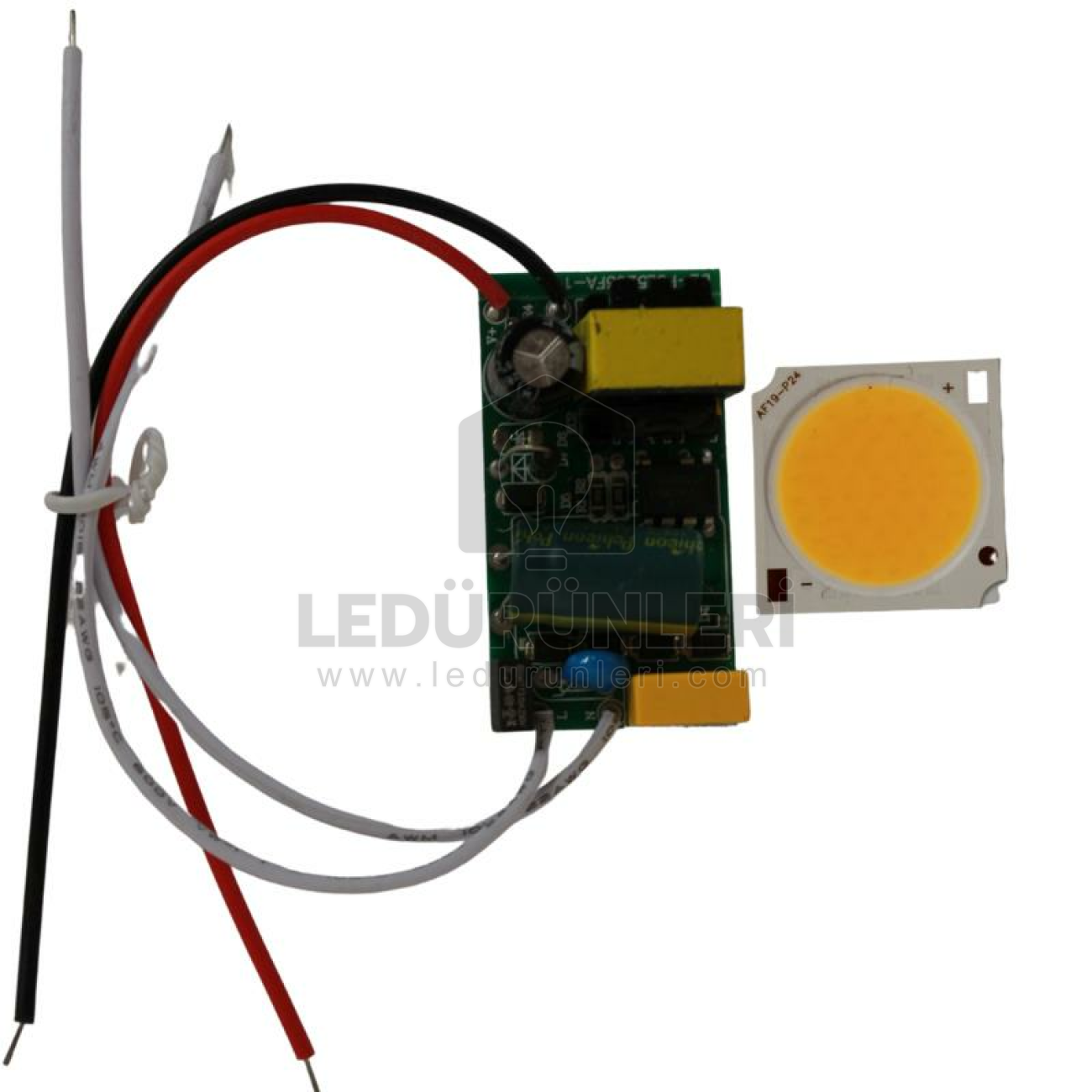 LEDLEN 30W Ray Spot Ledi 30 Watt Beyaz Cob Led (Driver Dahil)