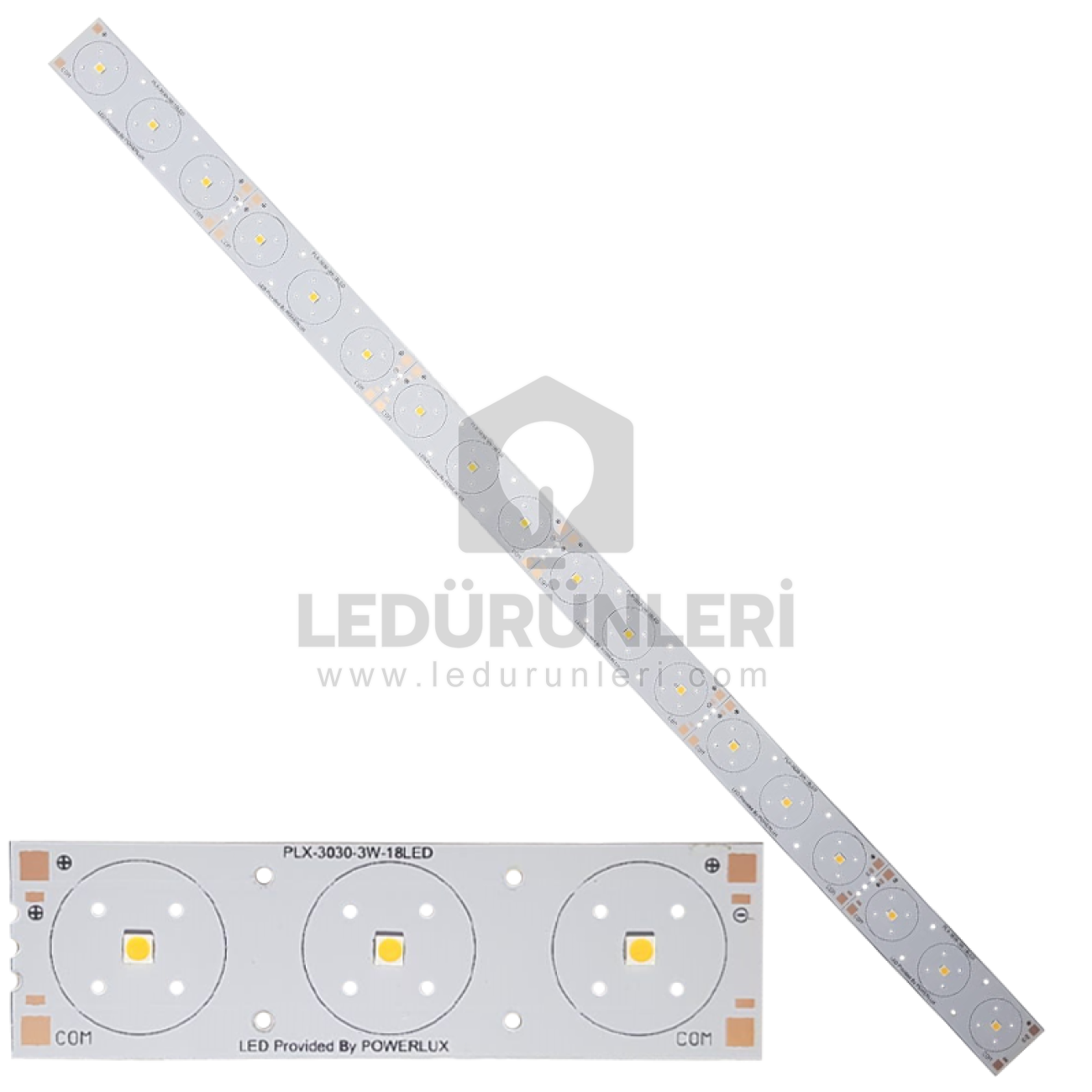 LEDLEN 18 Watt SMD 3030 Ledli Hazır Wallwasher PCB