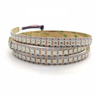 5V WS2812B RGB Pixel Şerit LED – 1m/144 LED, IP20 İç Mekan, 5 Metre (Adreslenebilir)