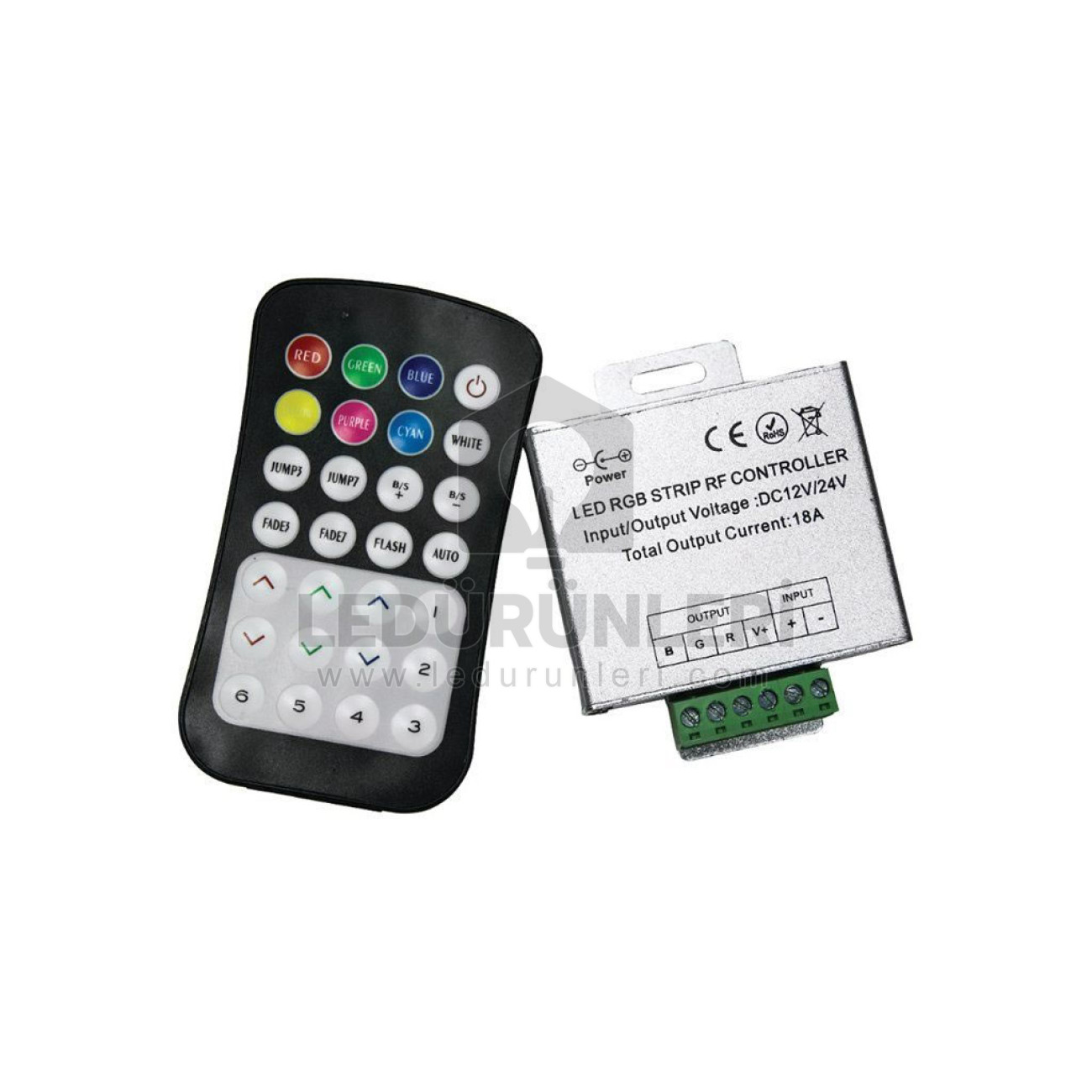 Cata 18A. RGB Led Kontrol Cihazı RF Kumandalı