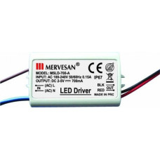 2-5V 700mA 4.2W IP 67 Led Sürücü