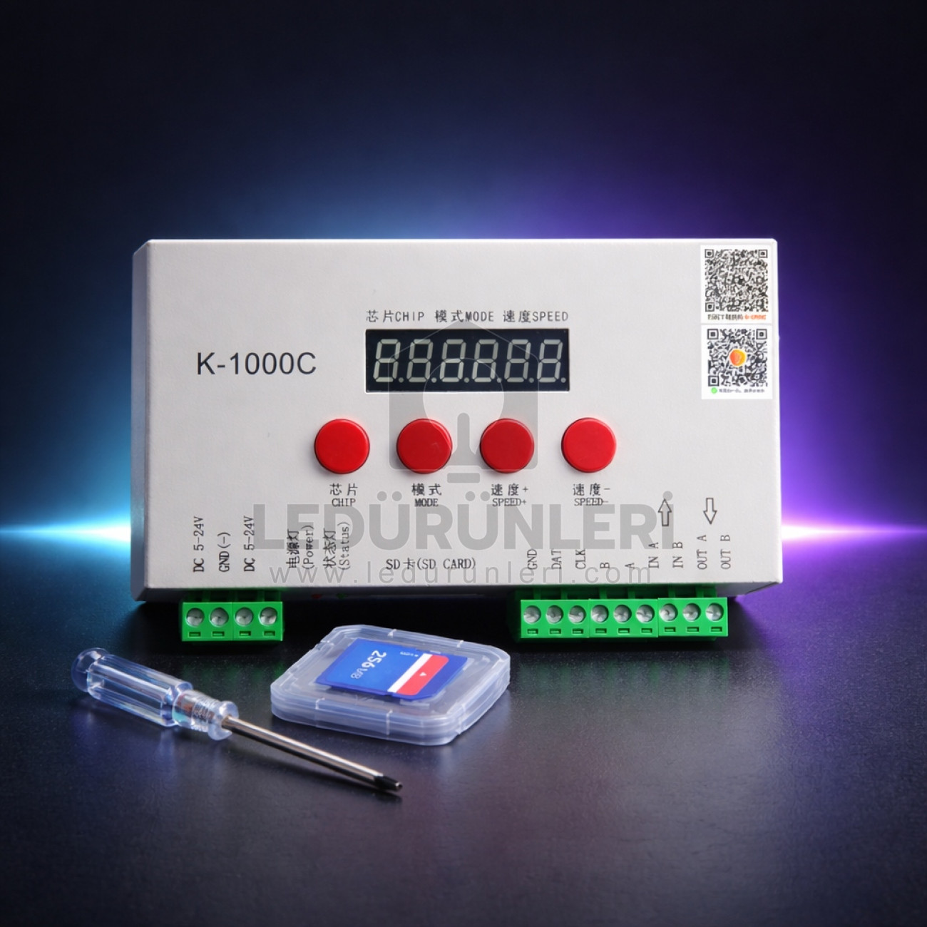 LightGo K-1000C Programlanabilir Pixel Led Kontrol Cihazı (Yeni Sürüm)
