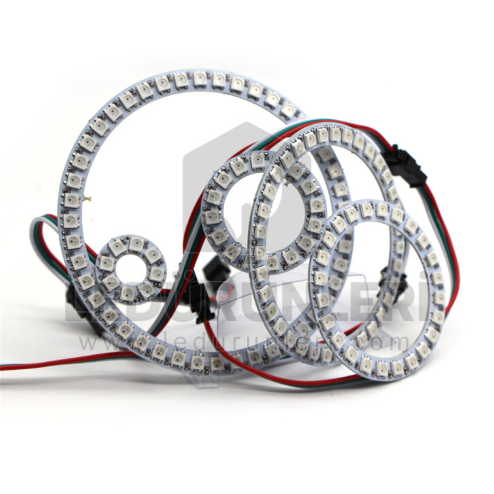 Hangova ARGB 5v WS2812B Yuvarlak Halka PCB Led Matrix Pixel