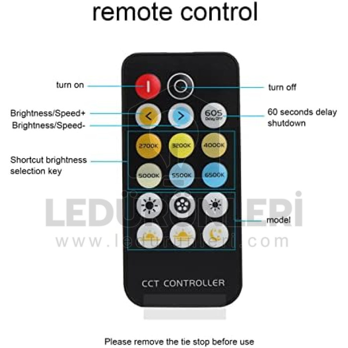 2 Kanallı 12-24v. 30A. Led Dimmer Cihazı RF Uzaktan Kumandalı - LED.01100