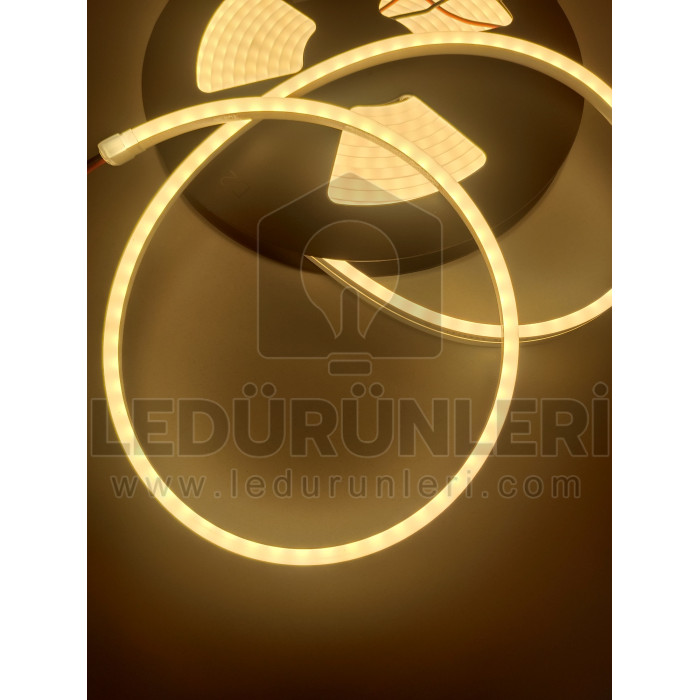12V 6mm Neon Led 3000Kelvin Gün Işığı (5 Metre) - LED.01105