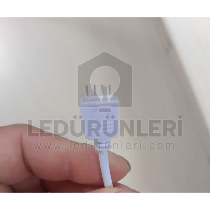 LEDLEN RGB Şerit Led Bağlantı Soketi 4 Pinli Kablolu (10 Adet)