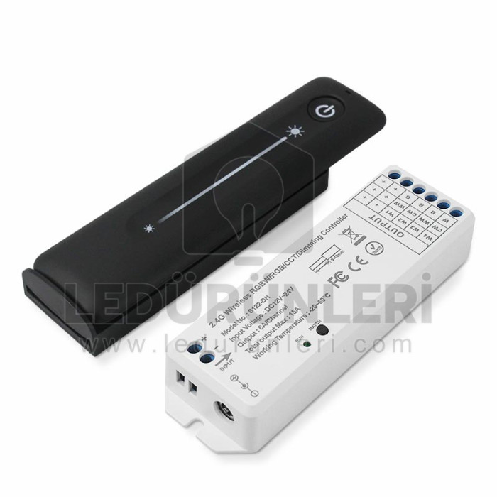 Tek Renk RF Dokunmatik Kumanda + Receiver Led Dimmer Kontrol Cihazı - LED.01124