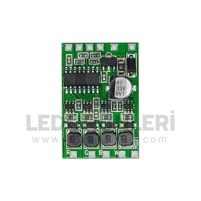 Genel 4 kanal * 300mA DMX512 sabit akım sürücü güç kaynağı RGBW renkli dekoder 4W-24W 12-24V