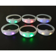 RGB Led Işıklı Parti Bilekliği (Müziğe ve Sese Duyarlı)