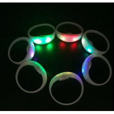 RGB Led Işıklı Parti Bilekliği (Müziğe ve Sese Duyarlı)