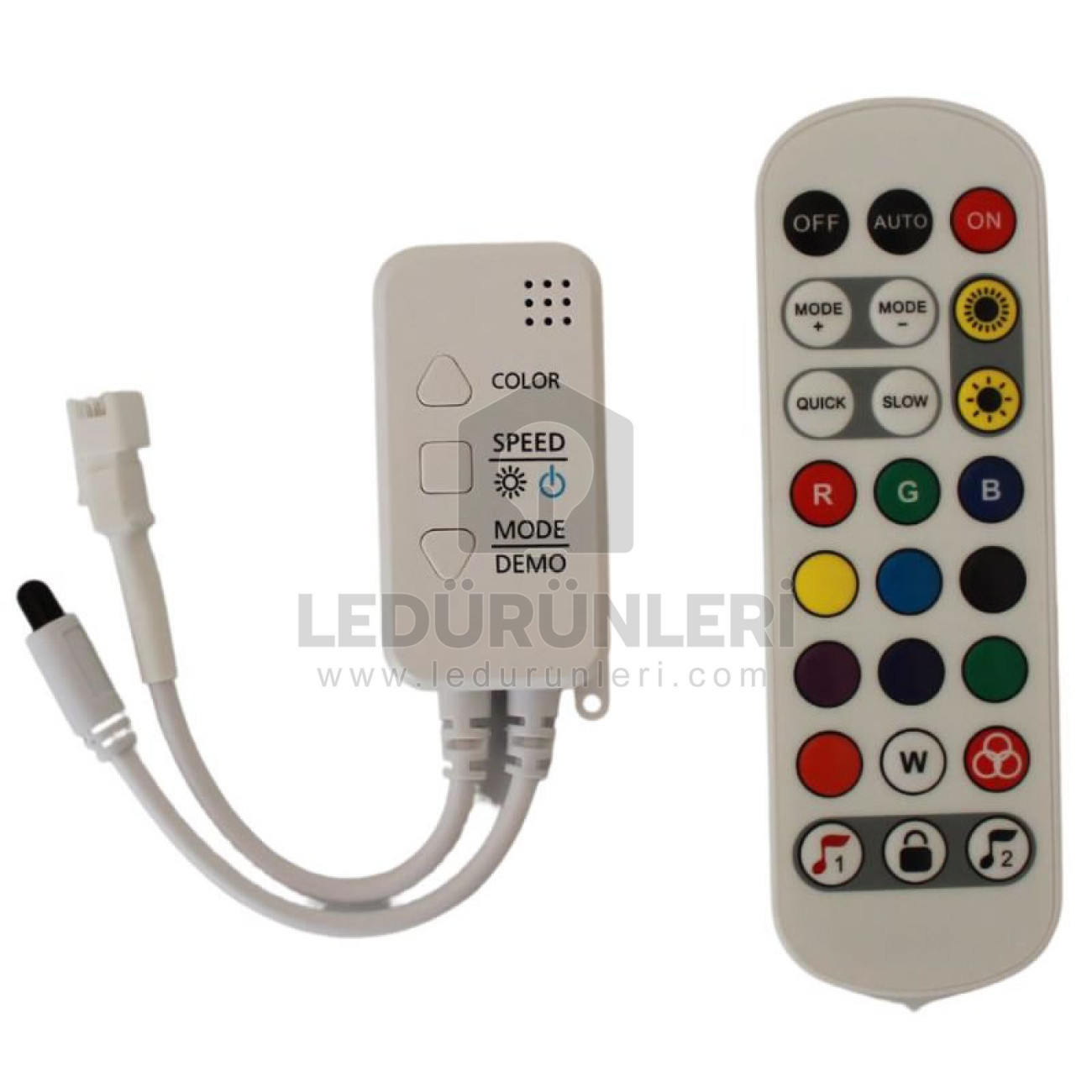 LightGo Tuya + IR Uzaktan Kumandalı RGB Pixel Led Kontrol Cihazı DC5-24V