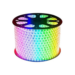 220 Volt RGB (Çok Renkli) Su Geçirmez Hortum Şerit Led