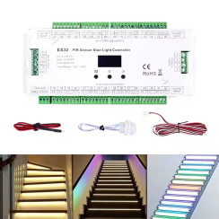 ES32 32+2 Kanal Pixel Led Merdiven Basamak Sensörü Kiti