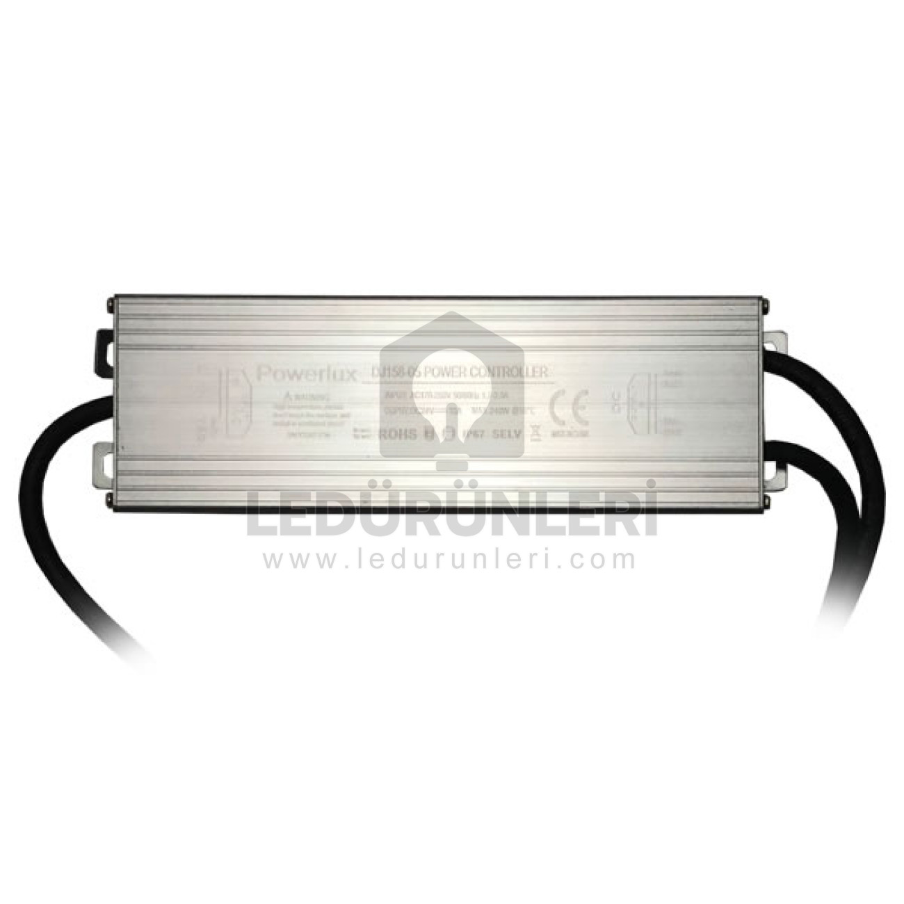 Powerlux 24 Volt 10 Amper 240 Watt IP67 Su Geçirmez Adaptör