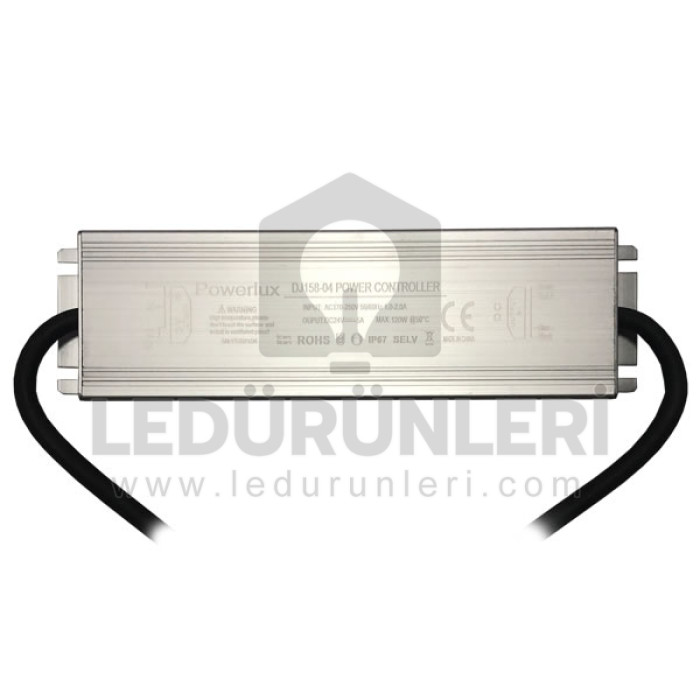 24V. 5A. 120 Watt Dış Mekan IP67 Led Adaptör - LED.01300