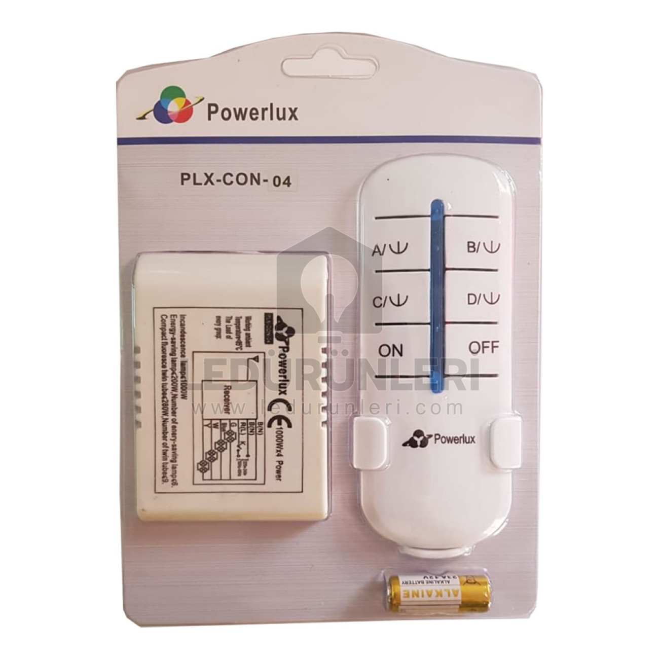 Powerlux 4 Kanallı Uzaktan Kumandalı Aydınlatma Avize Kumandası