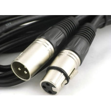 3 Pinli XLR Erkek+Dişi DMX Data Bağlantı Kablosu 