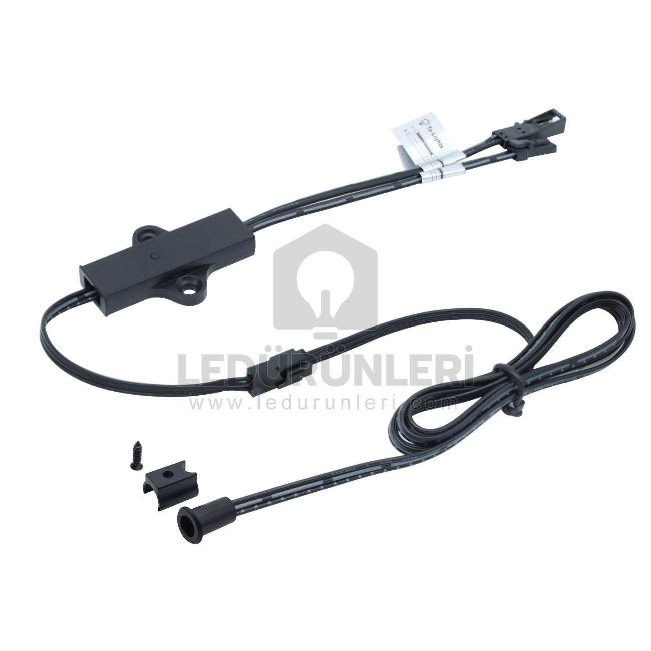 LightGo 12～24V Ahşap Dolap Kapak Hareket Sensörü Gömmeli Model (Tek Gözlü)
