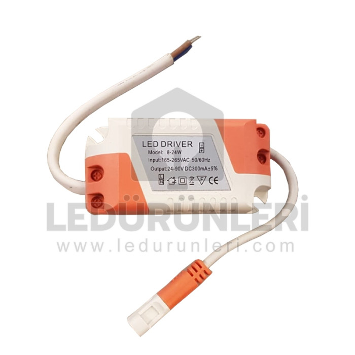 Powerlux 8-24W. 40-80V 200mA Led Spot Panel Driver Sürücüsü