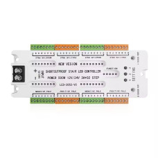 32 Kanallı PIR Sensörlü Merdiven LED Kontrol Cihazı – DC 12‑24V, Her Adım için Işık