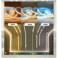 24V Pixel COB Şerit LED – 10mm, 360 LED/m, İç Mekan 5m IP20 | Yüksek Yoğunluklu Aydınlatma