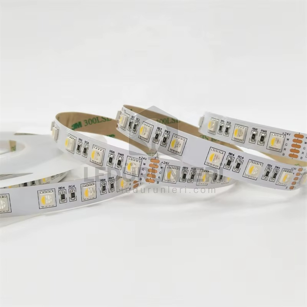 Sanan 24v RGBW & RGBWW Şerit Led IP20 İç Mekan (5 Metre)