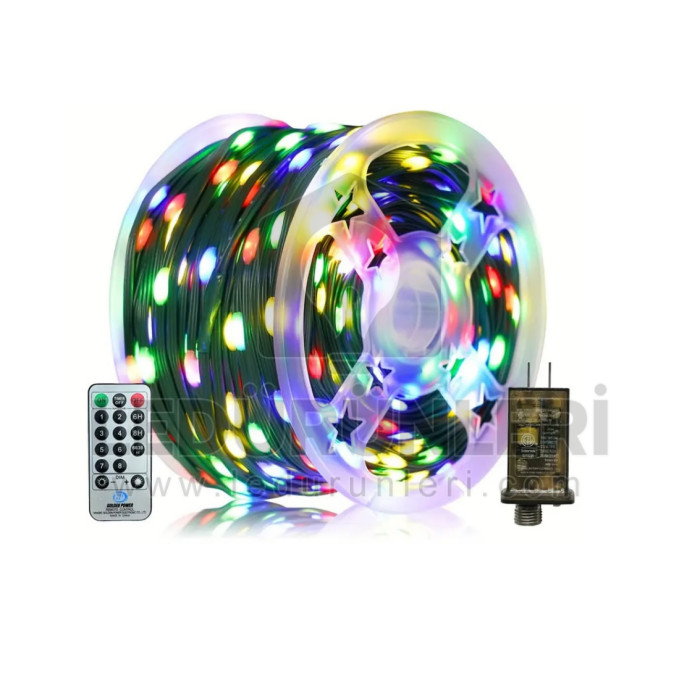 Dış Ortam Su Geçirmez Dekoratif LED Aydınlatma – 50 Metre, Kumandalı - LED.01403