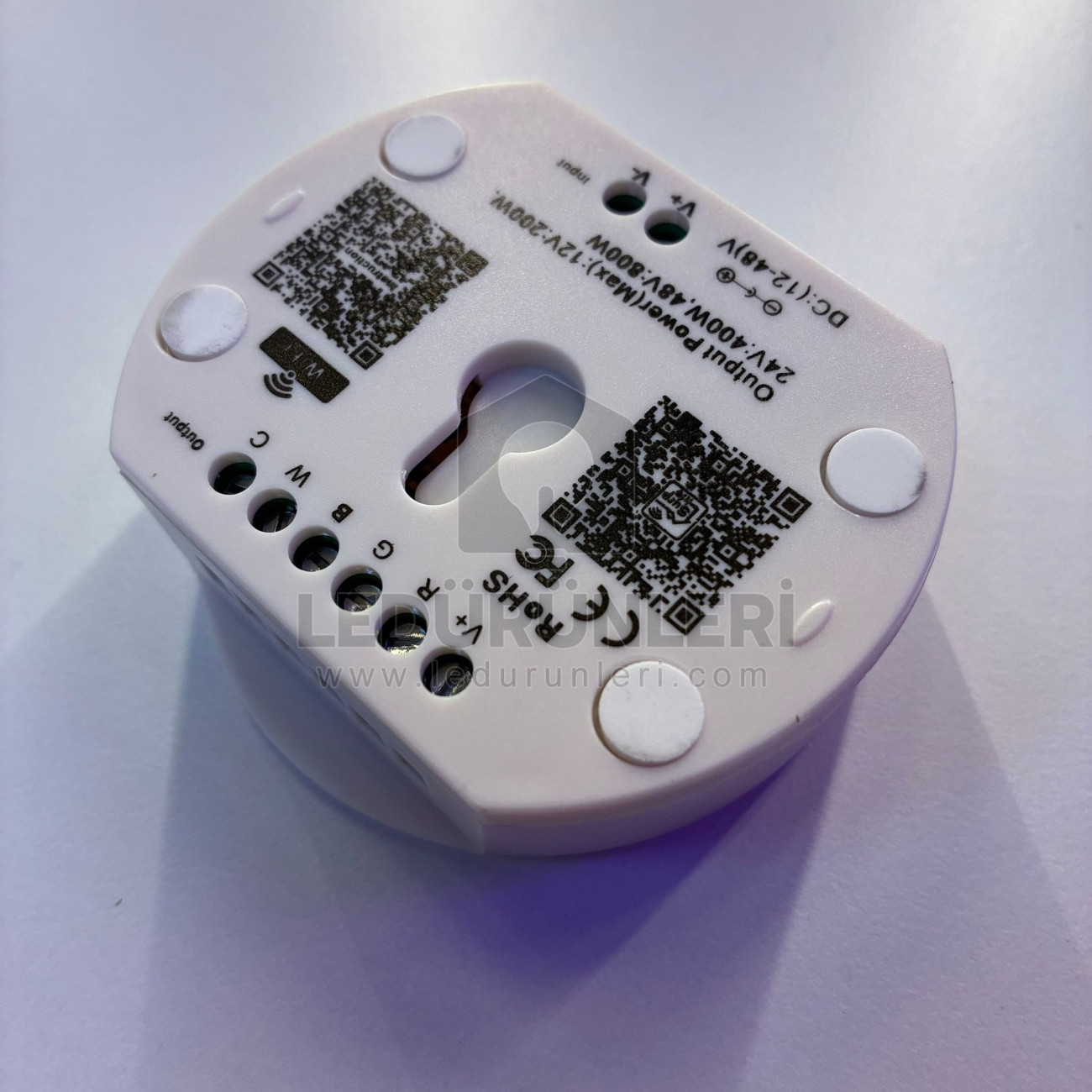 LightGo 12–48V Wifi+Bluetooth RGB / RGBW / RGB+CCT UFO LED Kontrol Cihazı | APP Kontrollü Akıllı Dimmer