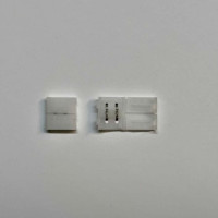 10mm Şerit LED Birleştirme Aparatı | Lehim Gerektirmeyen Düz Konnektör